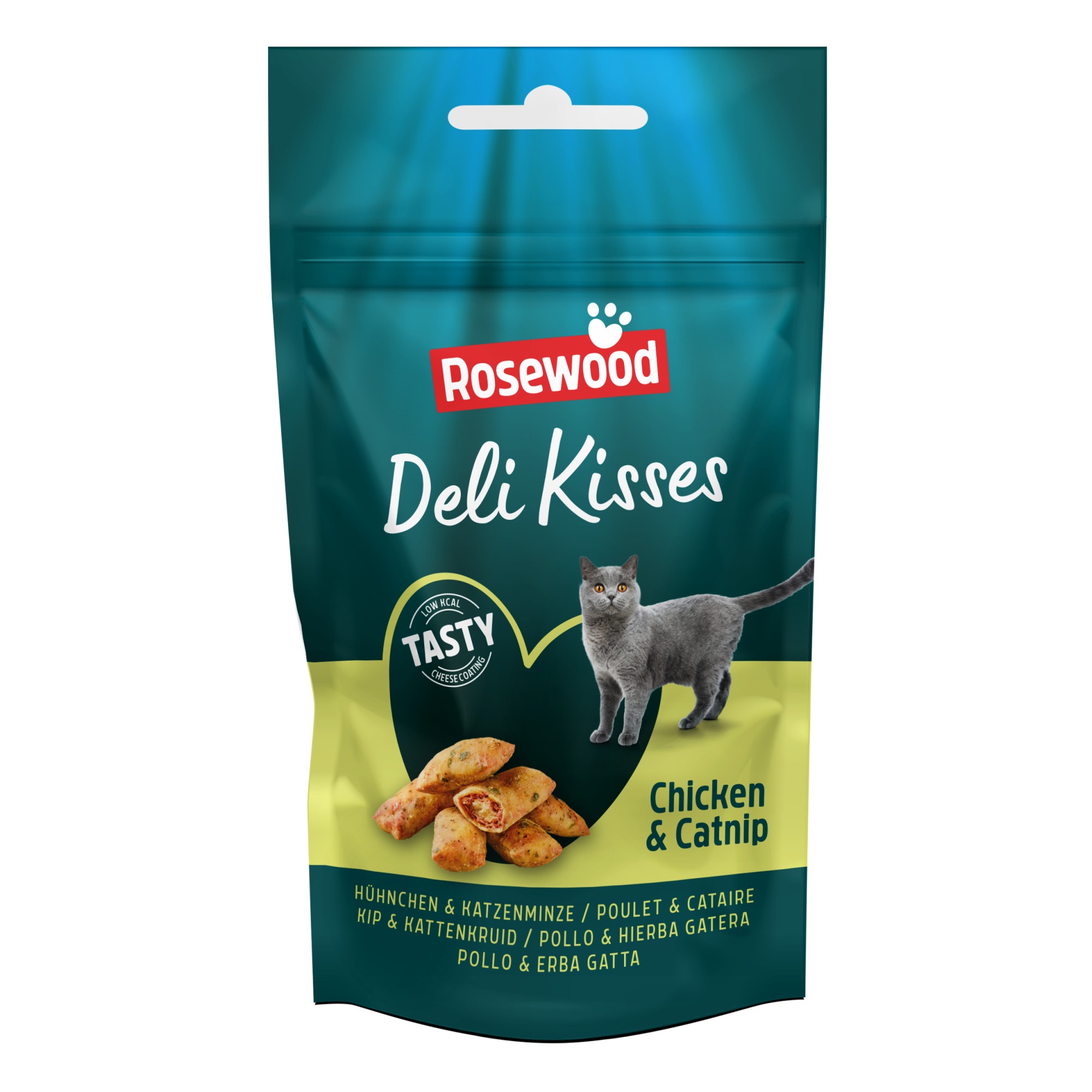 Rosewood Deli Kisses Chicken And Catnip For Cats - 60G