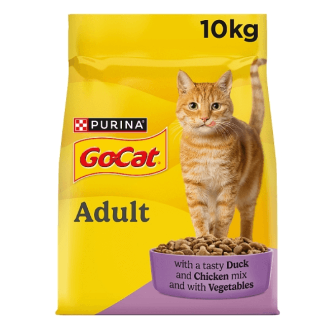 Go-Cat Adult Chicken And Duck Dry Cat Food - 10Kg