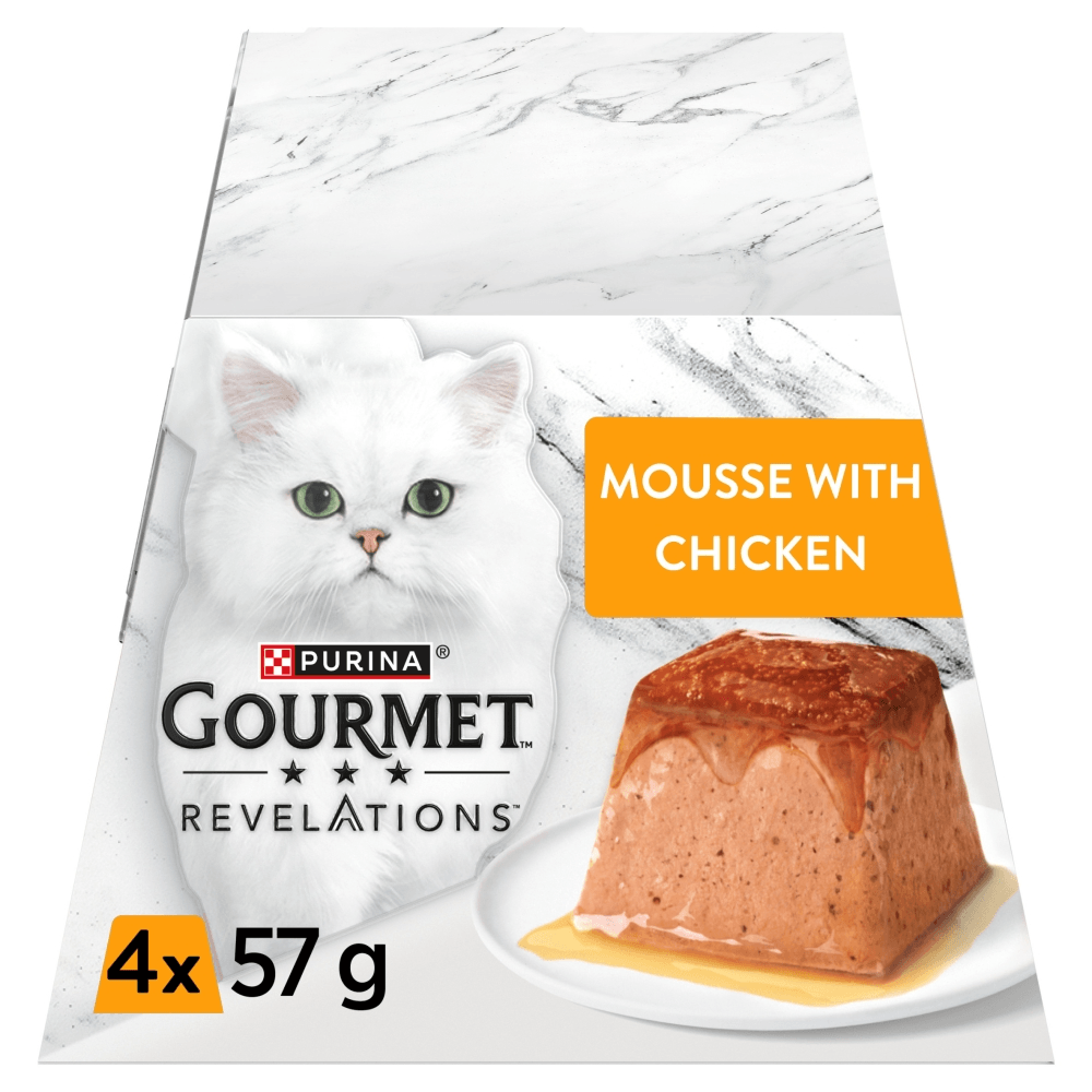 Gourmet Revelations Mousse Chicken Wet Cat Food - X 57G Size 4