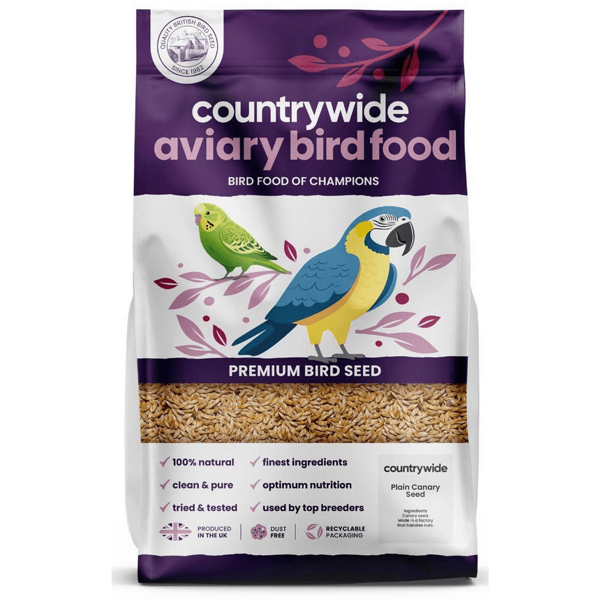 Countrywide Plain Canary Seed Bird Food - 20Kg