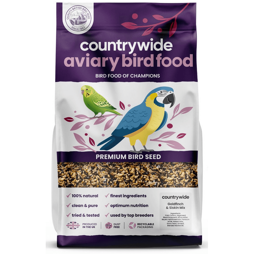 Countrywide Goldfinches And Siskin Mix Bird Food - 20Kg