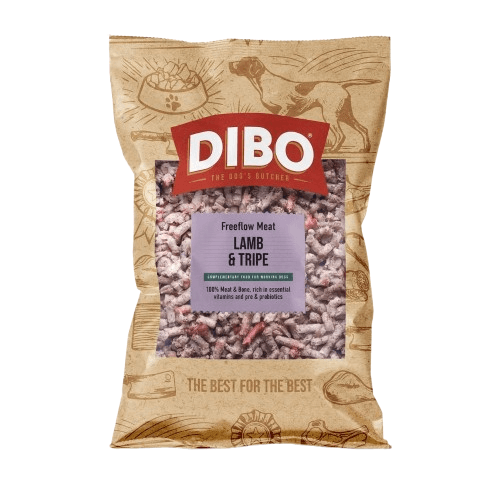 Dibo Freeflow Lamb And Tripe Adult Raw Dog Food - 1Kg