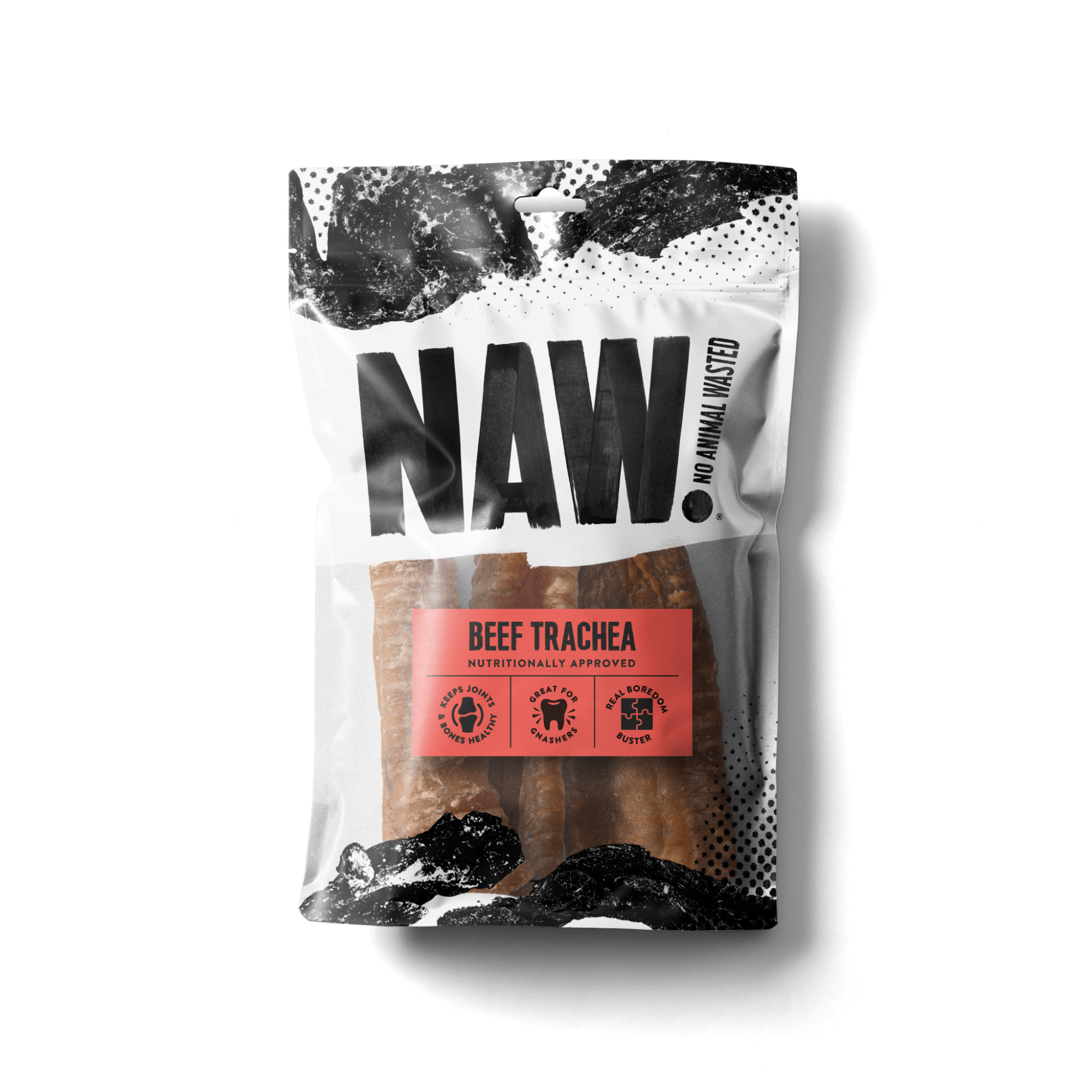 Naw Beef Trachea Dog Treats - Pack Of Grain Size 5