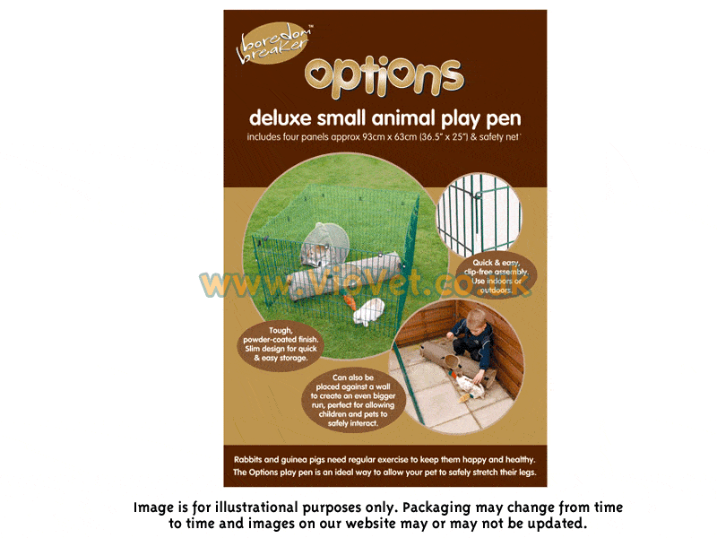 Option Deluxe Dog Play Pen With Net
