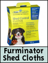 Furminator Shed Control Cloths for Dogs