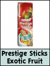 Versele Laga Prestige Large Parakeet Sticks Exotic Fruit