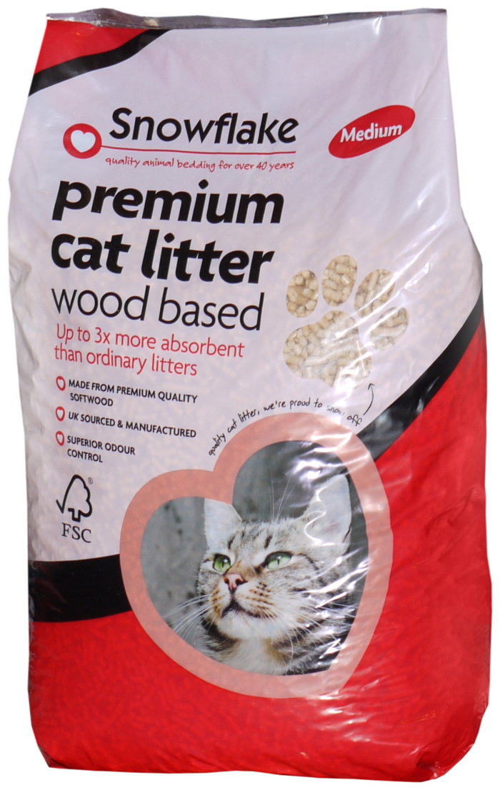 Snowflake Premium Wood Based 🐱 Cat Litter VioVet
